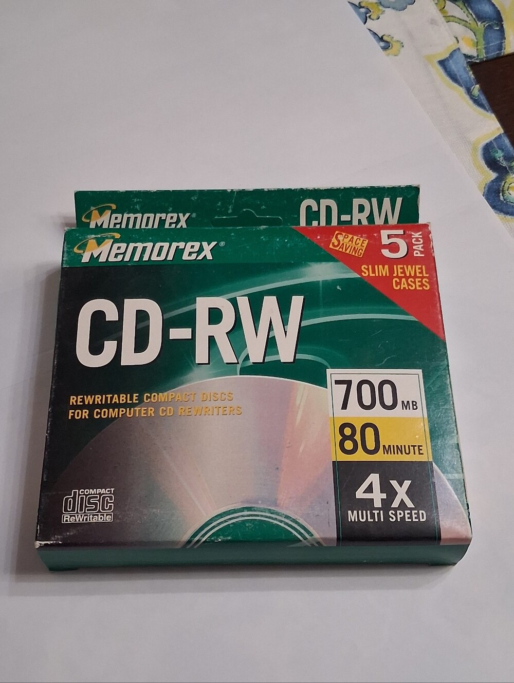 Memorex CD-RW cds In Case-box Of 5